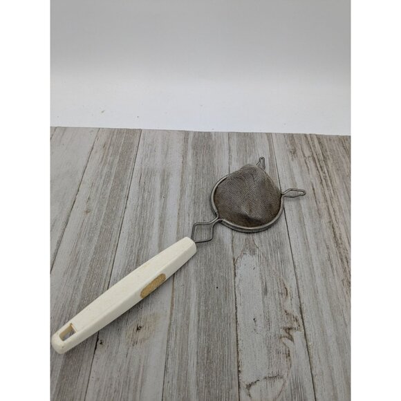 Unbranded Vegetable Handle 9 1/4" Hand Held Strainer Screen Sifter 3" Basket - Picture 4 of 8